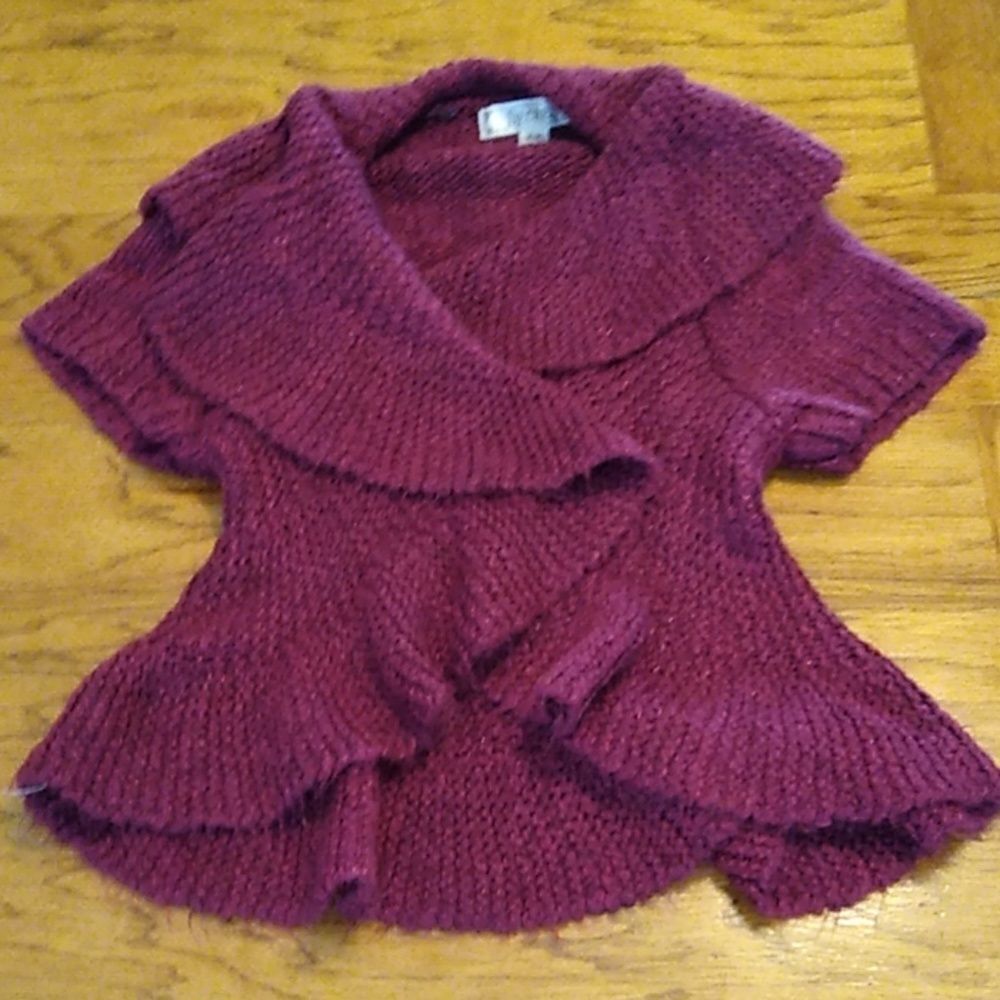 8/$20 Decree M/M Burgandy Sweater